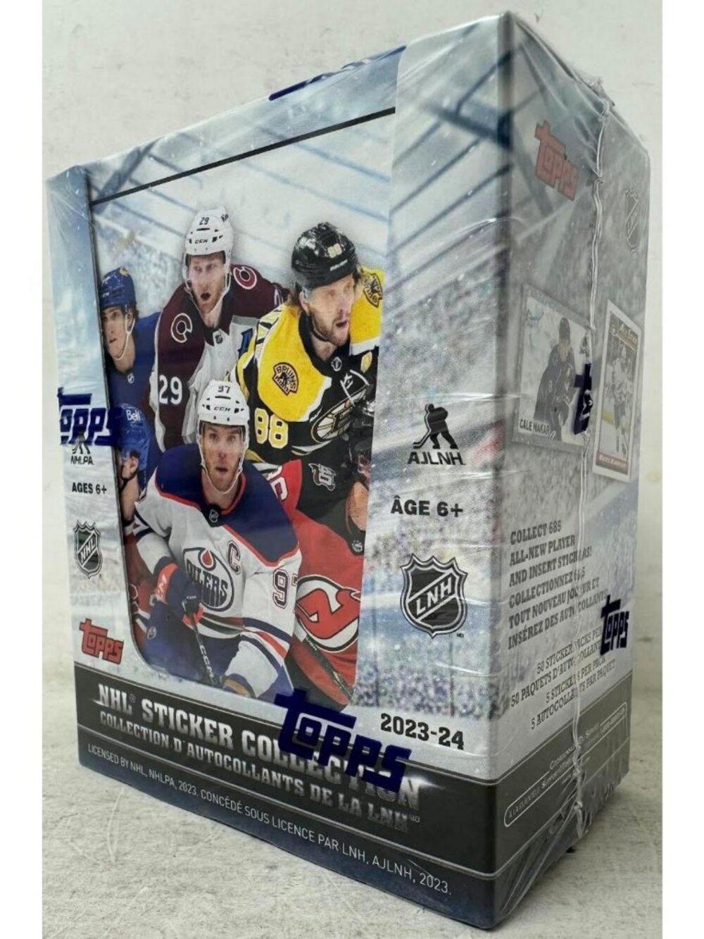 NHL Hockey Sticker Collection 2023-2024 - 50 Packs, Perfect for Collectors!